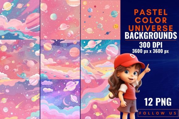 Download Pastel Color Universe Backgrounds - Backgrounds Collection