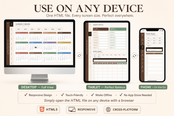 Download Aesthetic Digital Planner 2026–2030 - 2030 Collection
