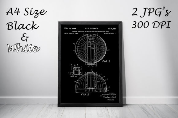 Download Observatory Dome Shutter 1968 Patent - 1968 Collection