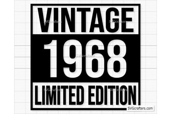Download Vintage 1968 Svg Png, 54th Birthday Svg - 1968 Collection